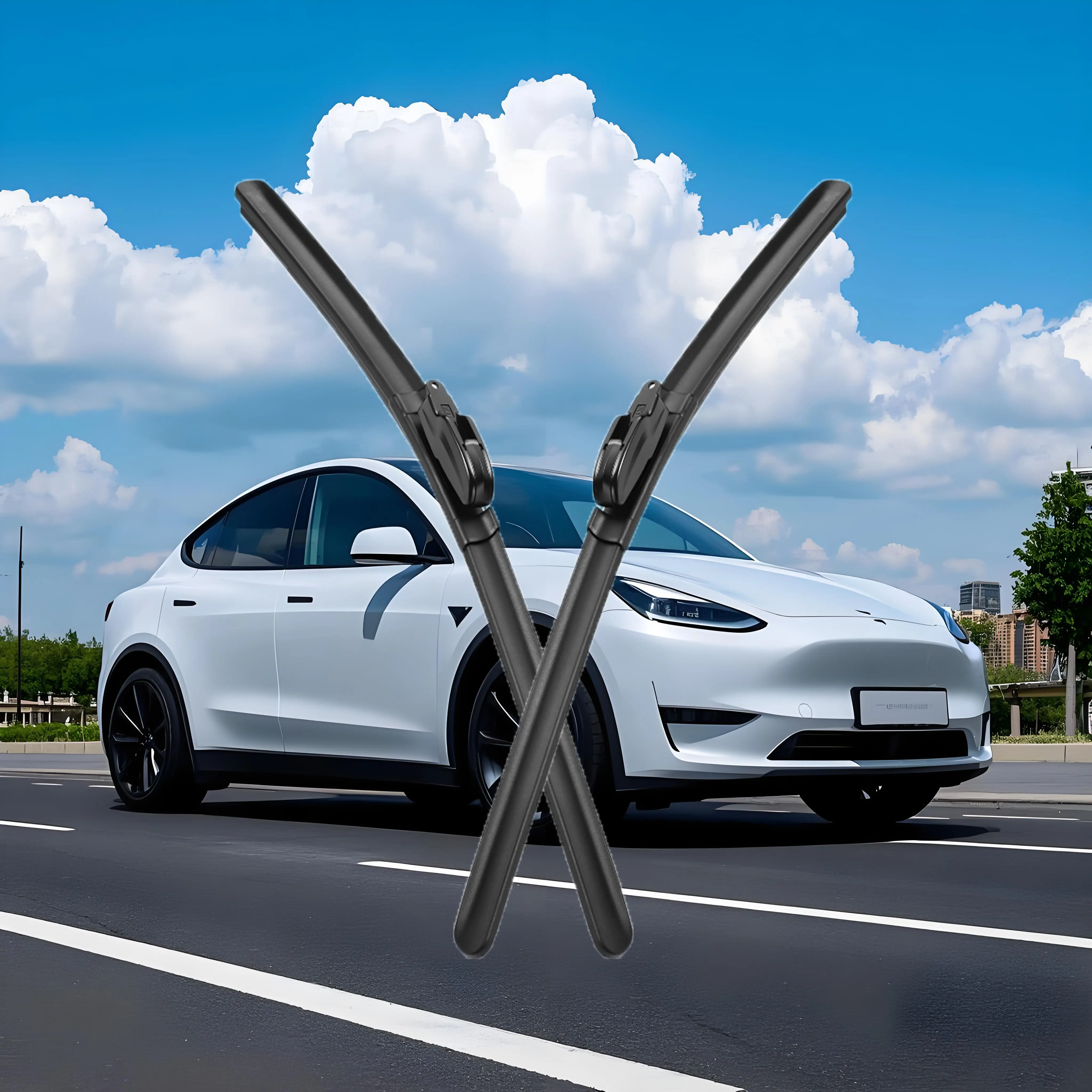 ¿Cómo cambiar las cuchillas del limpiaparabrisas Tesla Model Y?