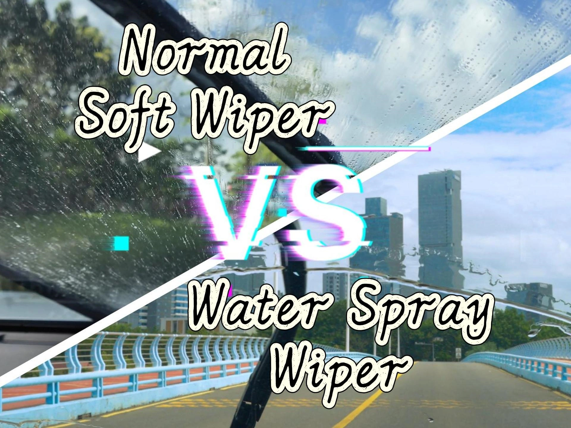 La comparación de un fabricante profesional: ¿Limpianizadores de spray de agua o limpiaparabrisas normales?