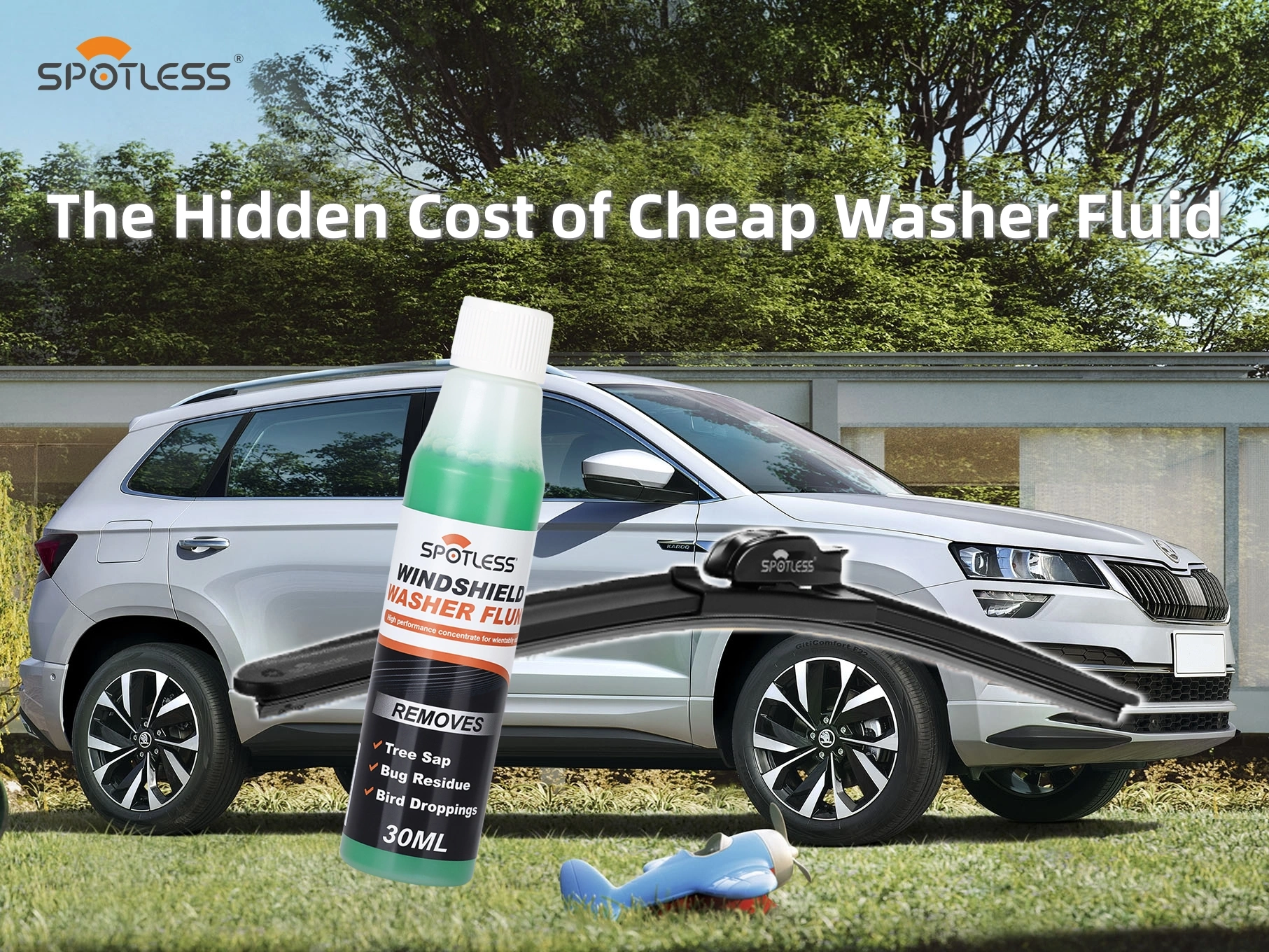 Cómo el pH afecta la durabilidad de las escobillas del limpiaparabrisas: el costo oculto del líquido lavaparabrisas barato