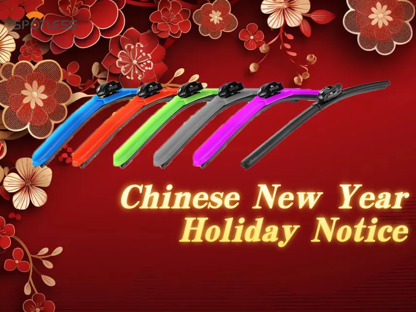 Calendario de vacaciones del Año Nuevo Chino IMPECABLE de 2026, lo que garantiza un mejor servicio a los socios de limpiaparabrisas